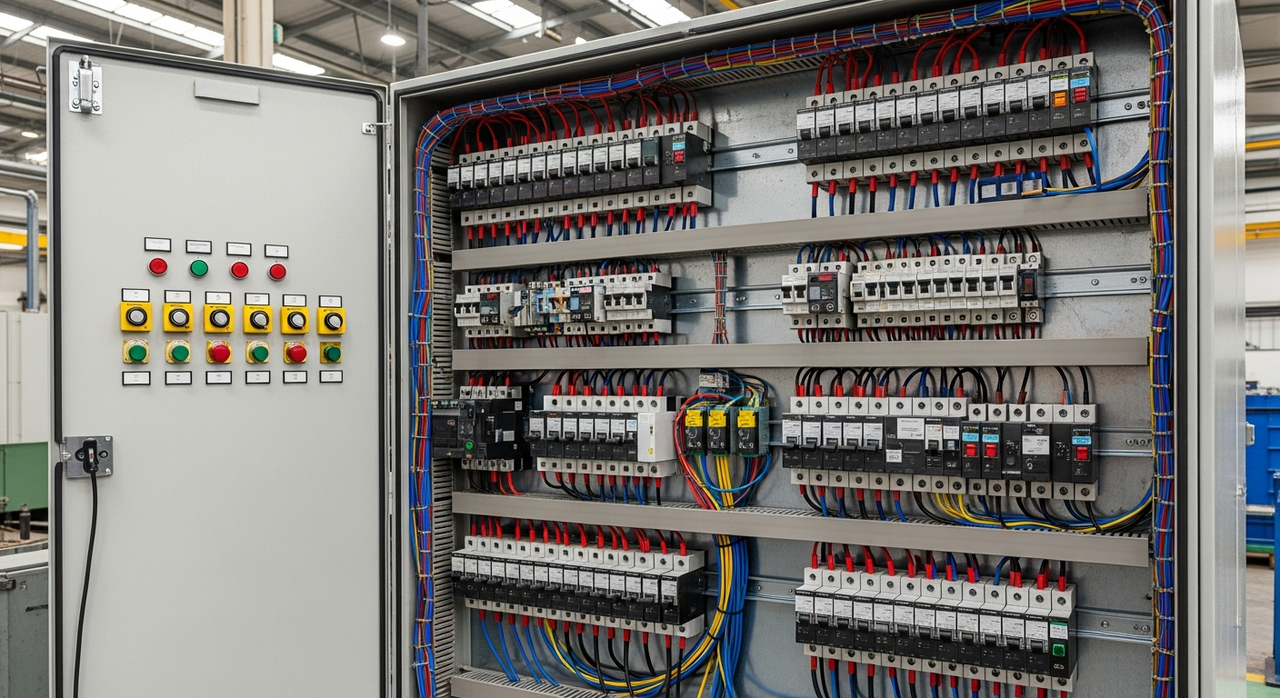 Motor control centre installation detail